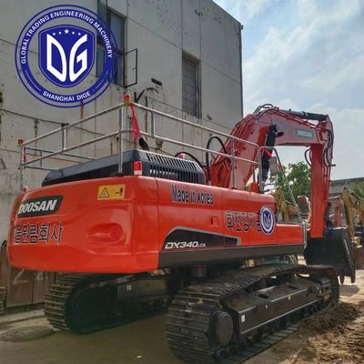 DX340LCA 34t używany grabarz Doosan oryginalny z Korei z potężnym ramieniem
