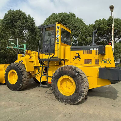 Japońska marka ładowarka Komatsu WA320 używana ładowarka do urządzeń budowlanych Komatsu