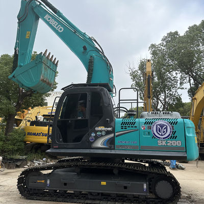 Ekskawator 20tonowy marki Japońskiej Kobelco SK200 Ekskawator używany do urządzeń budowlanych Kobelco
