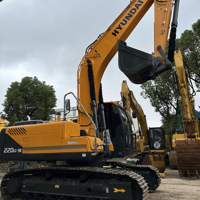Hyundai 220 używany hydrauliczny grabarz z silnikiem Cummins B7