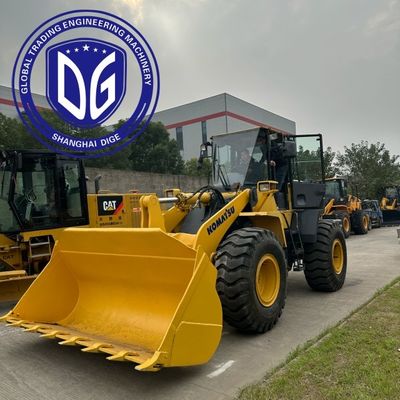 Oryginalny używany ładowarka kołowa Komatsu WA320-5 ️ Wydajna, niezawodna i gotowa do pracy!