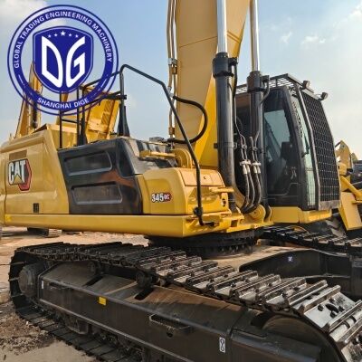 Japonia Caterpillar CAT 345 Ekskawator Wysokiej mocy Ekskawator hydrauliczny 45 Ton Ekskawator używany Gorąco sprzedawany na stokach