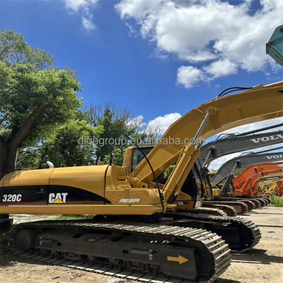 Używany Caterpillar 320C 20t grabarz w magazynie z najlepszą ceną wytrzymały mocny grabarz na sprzedaż