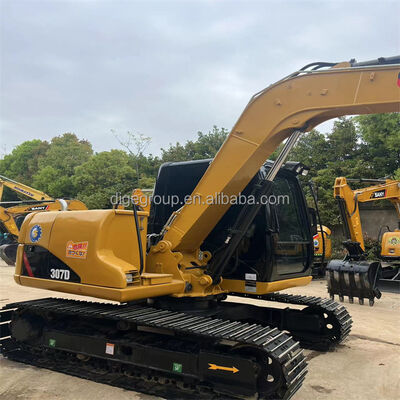 Używana koparka Caterpillar 307D 7t w magazynie w niskiej cenie, wytrzymała, trwała, paliwooszczędna, mocna koparka na sprzedaż