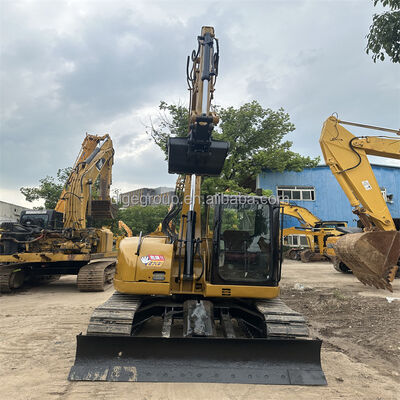 Używany grabarz Caterpillar 308C 8t na stokach z taną ceną Gorąca sprzedaż w dobrym stanie używany mocny grabarz na sprzedaż